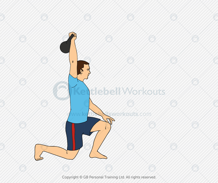 Overhead Walking Lunge